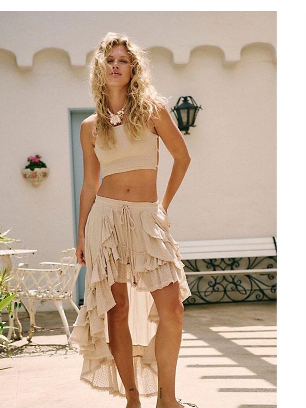 Free People Seaside Bliss Halter Top (Skirt Not Included)